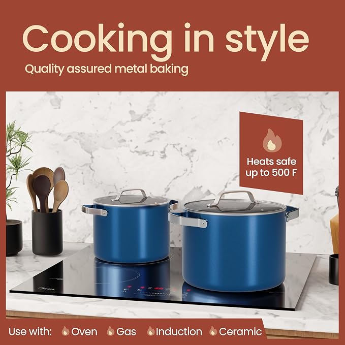 Bakken 8.5 Quart Ceramic Coated Stock Pot - Image 3