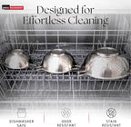Amco 3-Piece Stainless Steel Colander Set - Image 6