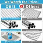 Expandable Roll-UP Dish Drying Rack-Large 304 Stainless Steel Dish Drainer Over - Image 3