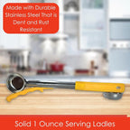 1 Ounce Solid Stainless Steel Portion Control Ladle Spoon - Image 2