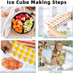 Ice Cube Trays with Lids BPA Free, Dishwasher Safe - Image 5