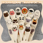 Eaasty 50 Pcs 9.8 Inch Wooden Spoons Bulk - Image 3