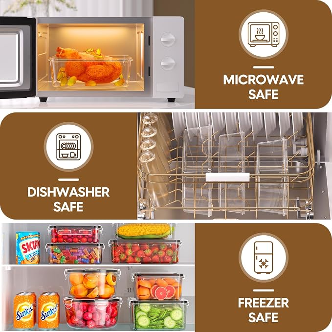 70 PCS Food Storage Containers - Image 4