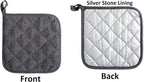 DII Basic Terry Collection Quilted 100% Cotton, Mineral Gray, 3 Piece - Image 3