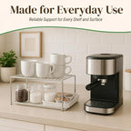 Evelots Kitchen Cabinet Wire Shelf Organizer/Rack - Image 3
