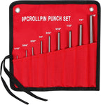 Roll Pin Punch Set with Storage Pouch, 9 Piece Steel Removal Tool Kit - Image 5