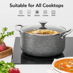 MICHELANGELO 5 Quart Stock Pot - Image 4