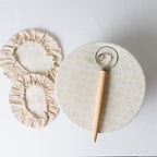 Beautiful Linen Cotton Blend Bowl Covers - Image 7
