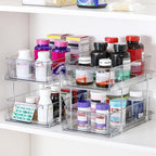2 Set, 2 Tier Clear Organizer - Image 4