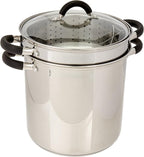 ExcelSteel 12 Qt Multifunction Stainless Steel Pasta Cooker by EXCELSTEEL