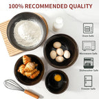 HASENSE Mixing Bowls, 2.1/1.5/1.0/0.5 Qt, Nesting Bowls - Image 4