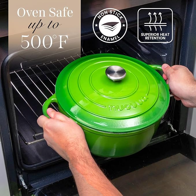 Nuovva Enamelled Cast Iron Dutch Oven Pot - Image 5