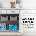 IRIS USA WeatherPro Airtight Pet Food Storage Container, Dog Cat Bird and Other - Image 3