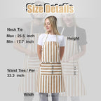 TOSHEX Kitchen Apron Waterdrop Resistant Cotton Apron - Image 6