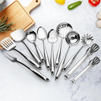 304 Stainless Steel Kitchen Utensils Set, Pasta Server - Image 6