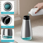 Oasis Creations 500 mL /17fl.oz Stainless Steel Liquid Soap Dispenser - Image 3