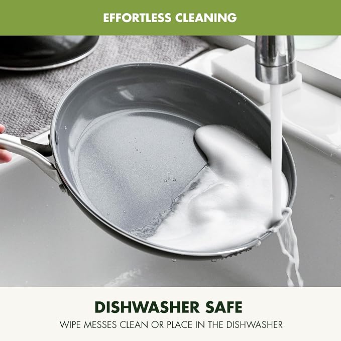 GreenPan Swift Healthy Ceramic Nonstick, Stainless Steel Handle, Dishwasher Safe - Image 7