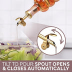 COOK WITH COLOR Glass Olive Oil Bottle Dispenser - Image 7