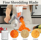 Cambom 5 in 1 Rotary Cheese Grater Hand Crank Cheese Shredder - Image 6