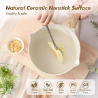 SENSARTE 1.5 & 2.5 Quart Ceramic Sauce Pan Sets - Image 2