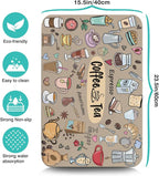 Coffee Bar Mat Accessories for Countertop Super Absorbent Anti-Slip Silicone - Image 5