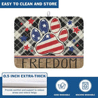 4th of July Dish Drying Mat 24x18 Inch, Patriotic Drying Mat - Image 5