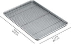 Amazon Basics Ceramic Nonstick Baking Sheets & Cooling Rack Set, Dishwasher Safe - Image 7