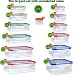 70 Pcs Large Food Storage Containers - Image 2