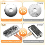 Pastry Lattice Roller Cutter, Stainless Steel Dough Cutter Wheel - Image 4