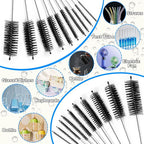 Ixiaoyoo Cleaning Brushes Set, 10 Pieces 8 Inch Nylon Tube Brush + 60 Inch - Image 4