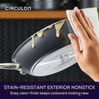Circulon A1 Series with ScratchDefense Nonstick Induction 8.5-Inch and 10-Inch - Image 8