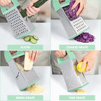 Urbanstrive Cheese Grater With Container, Professional Cheese Grater with Handle - Image 3