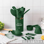 Country Kitchen Non Stick Silicone Utensil Set - Image 7