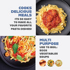 Gotham Steel 5 Quart Stock Pot Multipurpose Pasta Pot - Image 5