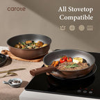 CAROTE 21pcs Pots and Pans Set, Nonstick Cookware Set Detachable Handle - Image 8