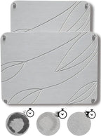 2 PCs Nesting Stone Drying Mat for Kitchen Counter by CraftyWitty