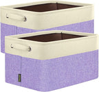 BALEINE 2 Pack Fabric Closet Storage Bins by BALEINE