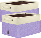 BALEINE 2 Pack Fabric Closet Storage Bins by BALEINE