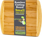 GREENER CHEF 12 Inch Small Bamboo Cutting Board - Image 7