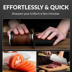 4 Angles High Carbon Stainless Steel Rolling Knife Sharpener - Image 2