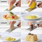 Zulay Kitchen Professional Cheese Grater Stainless Steel - Image 4