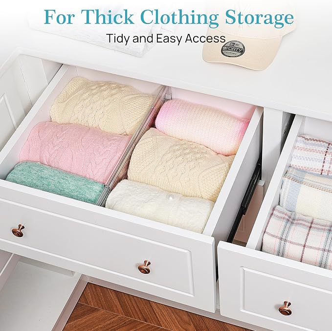 Vtopmart 10 Pack 6" Tall Upgrade Drawer Dividers - Image 3