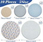 10 Pack Cloth Bowl Covers for Bread Rising - Image 3