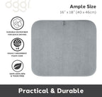 OGGI Absorbent, Reversible Microfiber Dish Drying Mat - Image 2