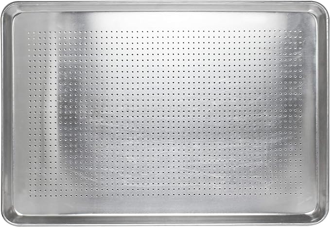 Excellante 18" X 13" Half Size Aluminum Sheet Pan, Perforated, Comes In Each by 9grace