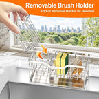 StorageRight Kitchen Sink Caddy Organizer, Rustproof Sponge Holder - Image 6