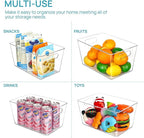 Vtopmart Clear Plastic Pantry Organizer Bins, Countertops, Freezer Organization - Image 5