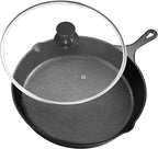 Utopia Kitchen Saute Frying Pan 8 Inch, Cast Iron Chefs Pan, Pre Seasoned Cast by UTOPIAKITCHEN