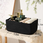 MiniArk Small Storage Baskets for Organizing | Closet Organizer Bins | Shelf - Image 3