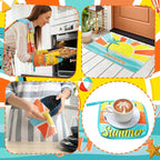 Fourluoo 10 Pcs Hello Summer Kitchen Decor and Accessories Sunshine Beach Oven - Image 6